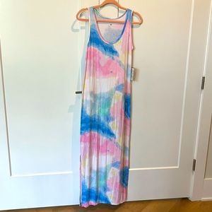 Tie dye dress, super soft stretchy cotton